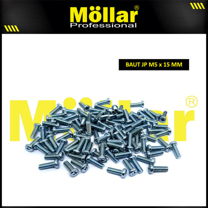 MOLLAR 93-109 Baut JP M5 x 15 - 100 pcs