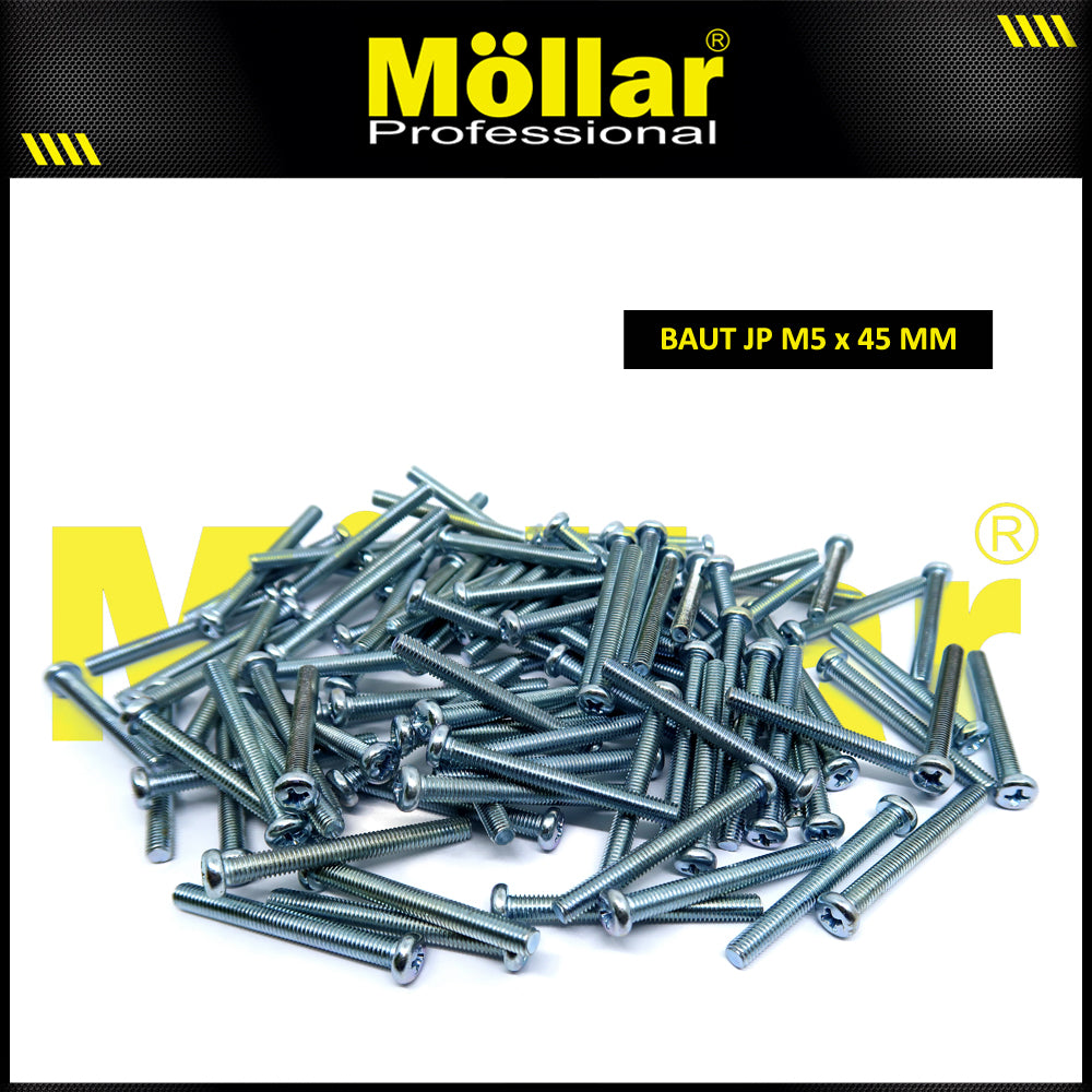 MOLLAR 93-115 Baut JP M5 x 45 - 100 pcs