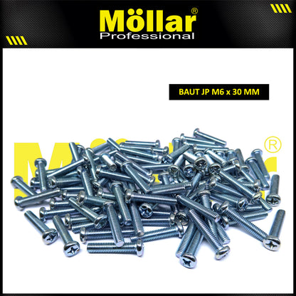 MOLLAR 93-123 Baut JP M6 x 30 - 100 pcs