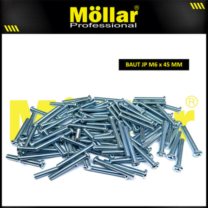MOLLAR 93-126 Baut JP M6 x 45 - 100 pcs