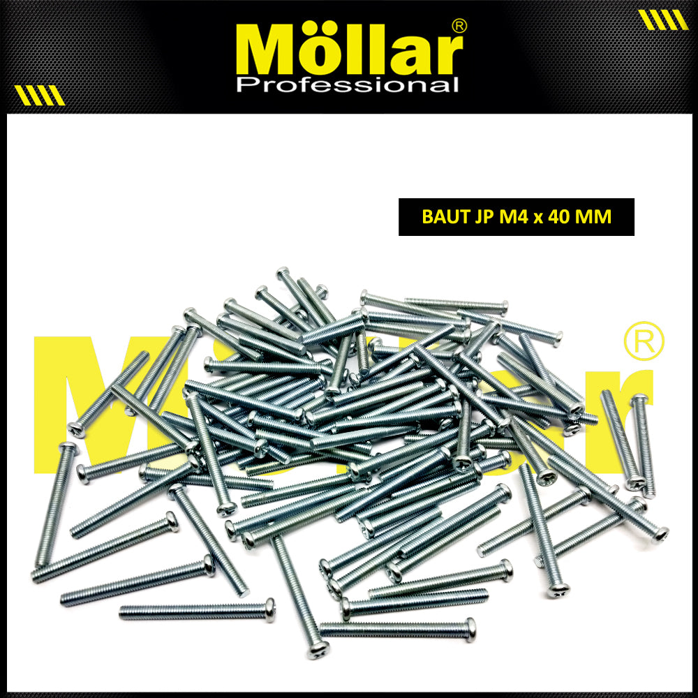 MOLLAR 93-103 Baut JP M4 x 40 - 100 pcs