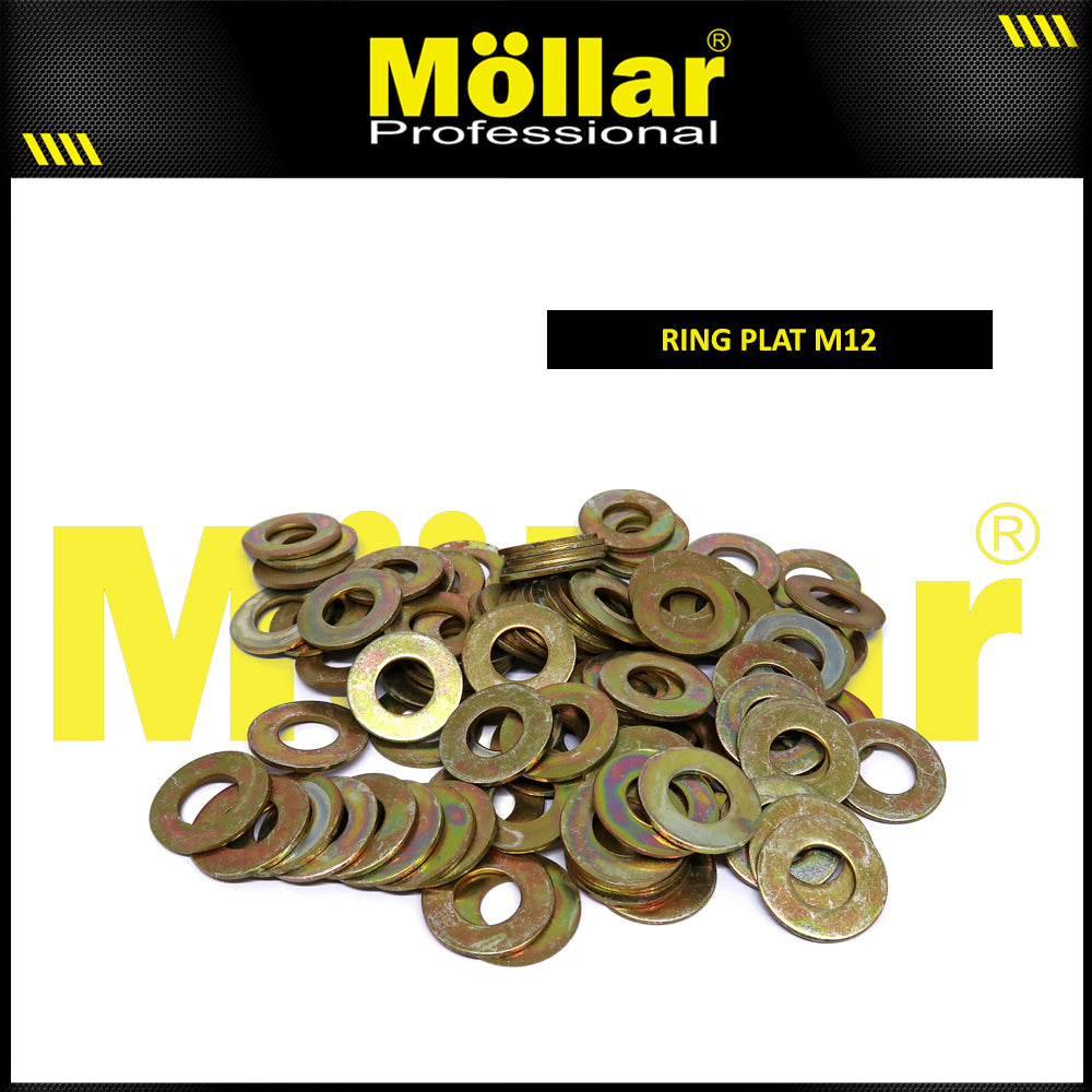 MOLLAR 93-076 Ring Plat M12 - 100 pcs