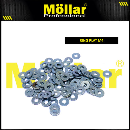 MOLLAR 93-071 Ring Plat M4 - 100 pcs