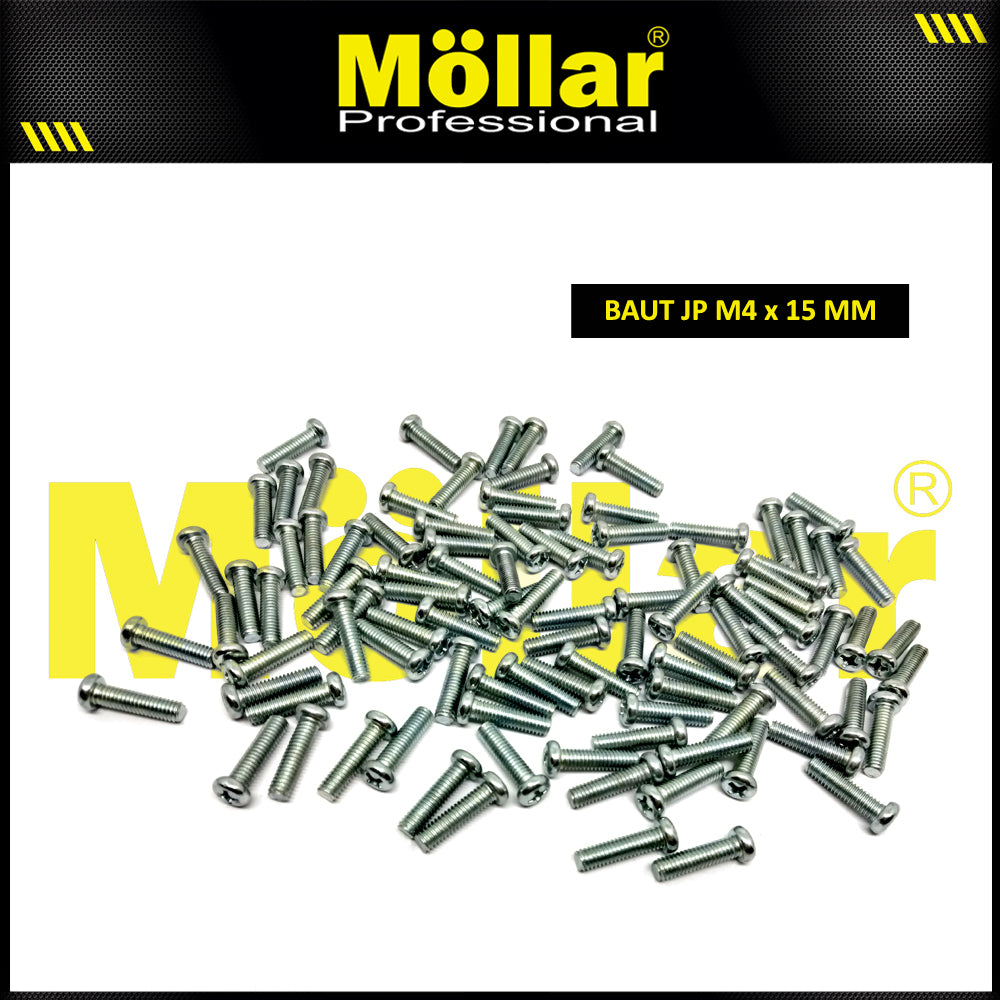 MOLLAR 93-098 Baut JP M4 x 15 - 100 pcs