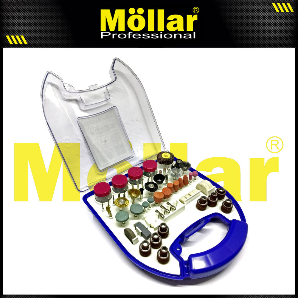 (PAKET) MOLLAR MG007 Mini Die Grinder Set & 186 Pc Aksesoris Bor Gerinda Tuner