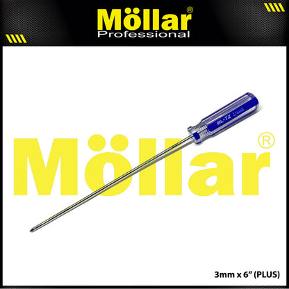 BLITZ Obeng Radio 6 Inch X 3 Mm Plus (+) Panjang 15 Cm - 1 Pak 24 pcs