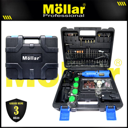 MOLLAR CMG12125A Mesin Mini Grinder Set Baterai 12V / Cordless Mini Grinder