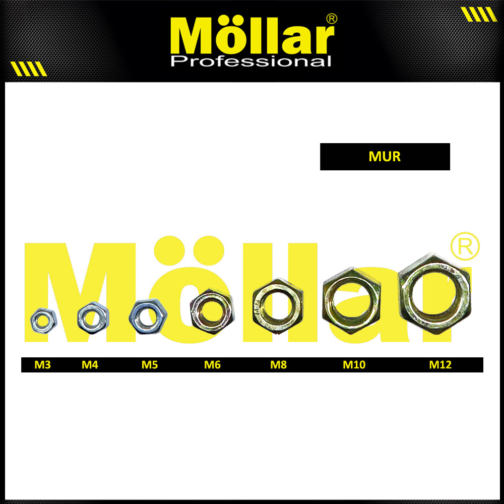 MOLLAR 93-067 Mur M8 - 100 pcs