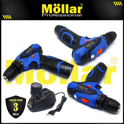 MOLLAR CDD585 Mesin Bor Baterai Aksesoris 12V / Cordless Drill