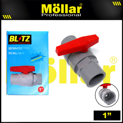 BLITZ 931 HD Stop Kran Plastik 1" / Ball Valve PVC
