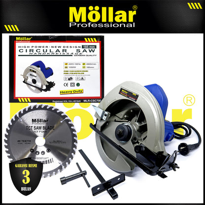 MOLLAR CSC700 Mesin Gergaji Sirkel Listrik 7" / Circular Saw