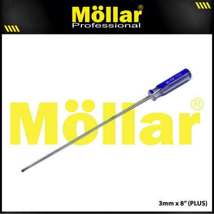 BLITZ Obeng Radio 8 Inch X 3 Mm Plus (+) Panjang 20 Cm - 1 Pak 24 pcs