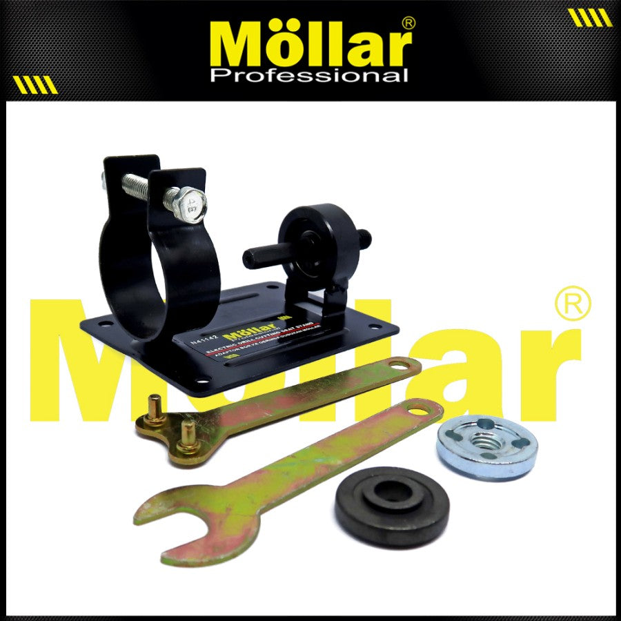 (PAKET) MOLLAR Dudukan Meja Bor Ke Gerinda & MOLLAR 4" Saw Blade 40T