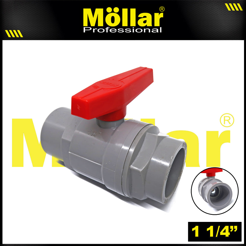 BLITZ 931 HD Stop Kran Plastik 1-1/4" / Ball Valve PVC