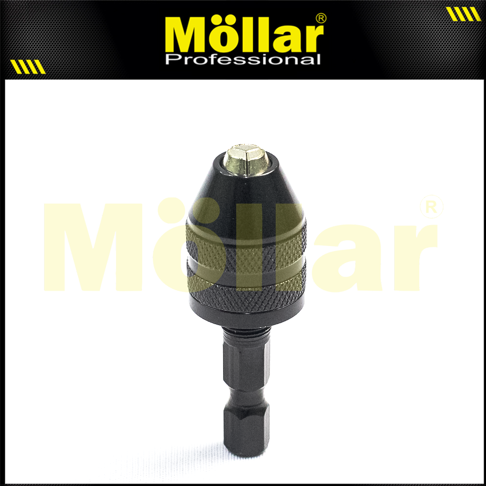 MOLLAR D63902 Adaptor Mata Bor 4 mm Mesin Impact Driver