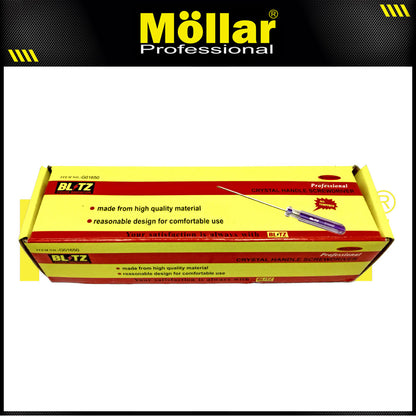 BLITZ Obeng Radio 6 Inch X 3 Mm Plus (+) Panjang 15 Cm - 1 Pak 24 pcs