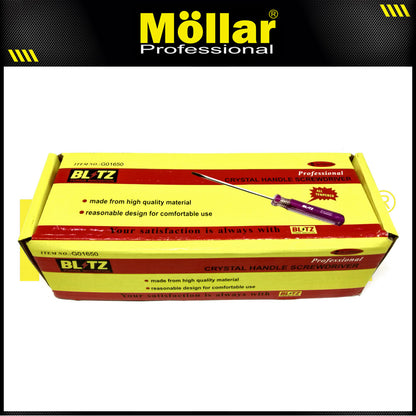 BLITZ Obeng Radio 4 Inch X 3 Mm Minus (-) Panjang 10 Cm - 1 Pak 24 pcs