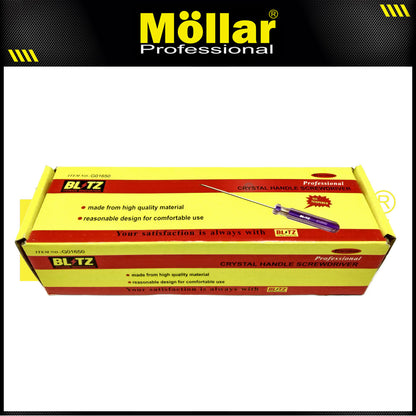 BLITZ Obeng Radio 5 Inch X 3 Mm Plus (+) Panjang 12.5 Cm 1 Pak 24 pcs