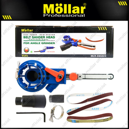 MOLLAR EBS023 Adaptor Belt Sander Mesin Gerinda 4"