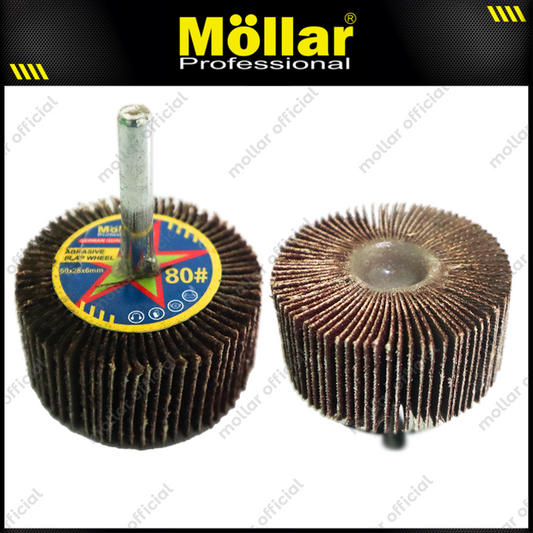MOLLAR Amplas Flap Wheel Tuner 50x25x6 mm No. 80