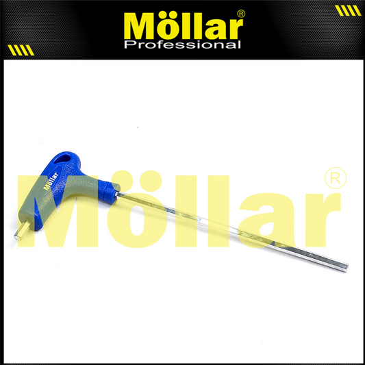 MOLLAR L-HST6M Kunci L Panjang Flat Model T Handle 6 mm