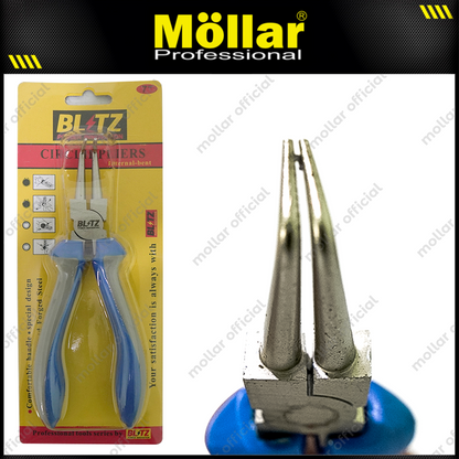 BLITZ Tang Snapring Bengkok Tutup 7" / Internal Bent Circlip