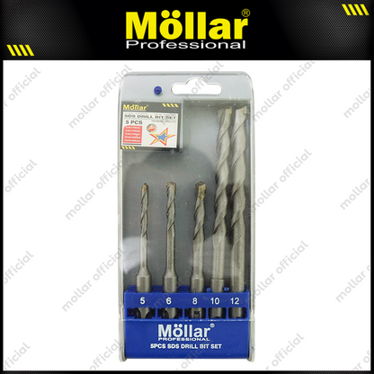 MOLLAR Mata Bor SDS Plus Set 5 pcs (5-12 mm)