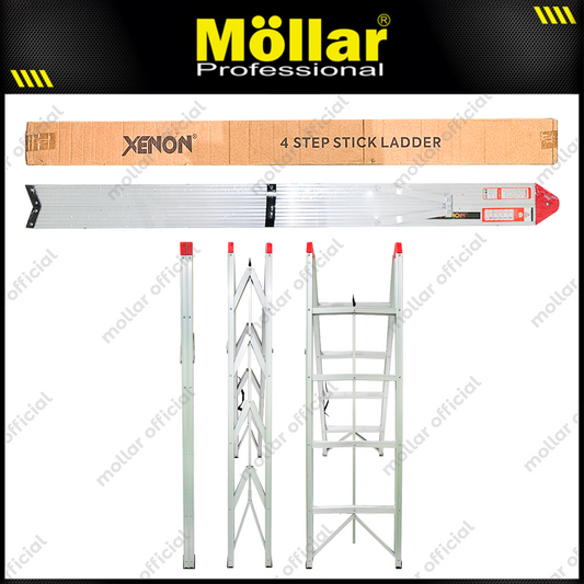 XENON Tangga Aluminium Lipat Stick 4 Step 1.4 meter