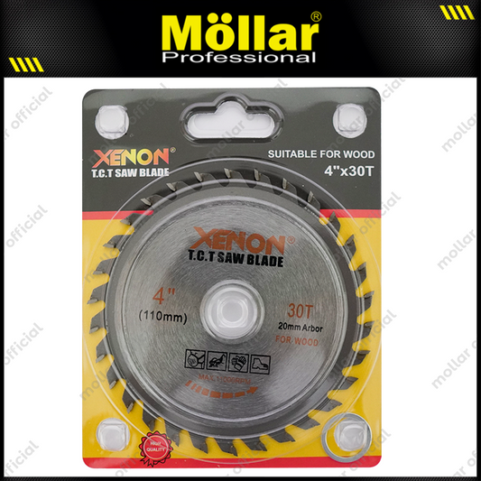 XENON Mata Gerinda Potong Kayu 4"x30T / TCT Saw Blade