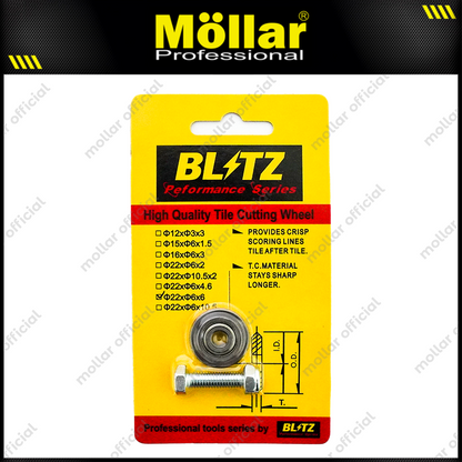 BLITZ Mata Pisau Meja Potong Keramik Bulat 22 x 6 x 6 mm