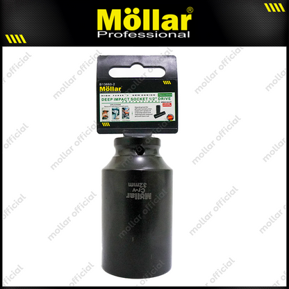 MOLLAR B13660 Mata Sok Panjang 1/2" 6PT 32 mm / Deep Socket