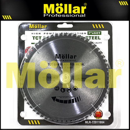 MOLLAR Mata Potong Besi 7"x60T / Metal Cutting Wheel