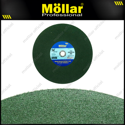 MOLLAR D67051 Mata Gerinda Potong Besi 14" / Cut Off Wheel Green
