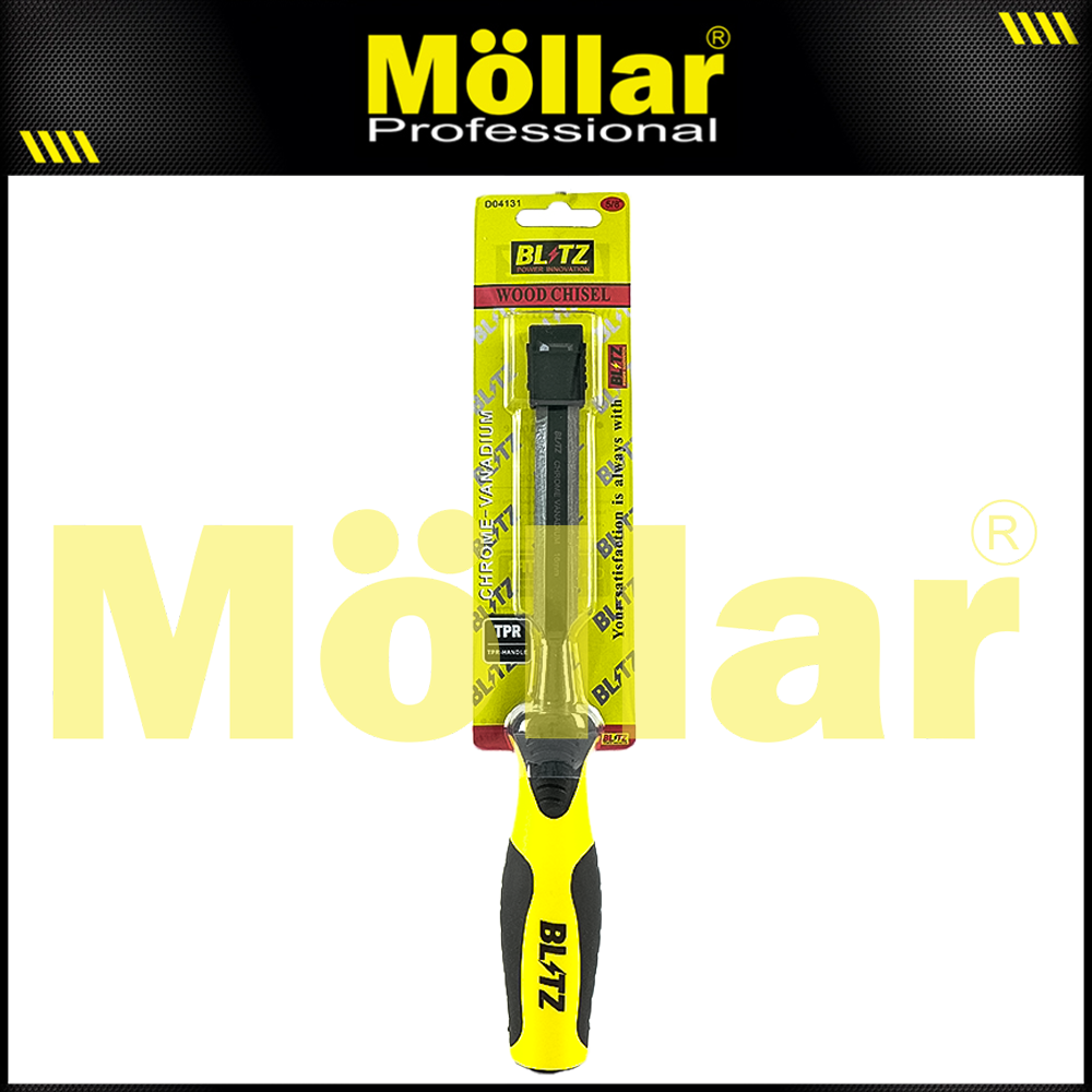 BLITZ D04131 Pahat Kayu Gagang Fiber 5/8" / Wood Chisel