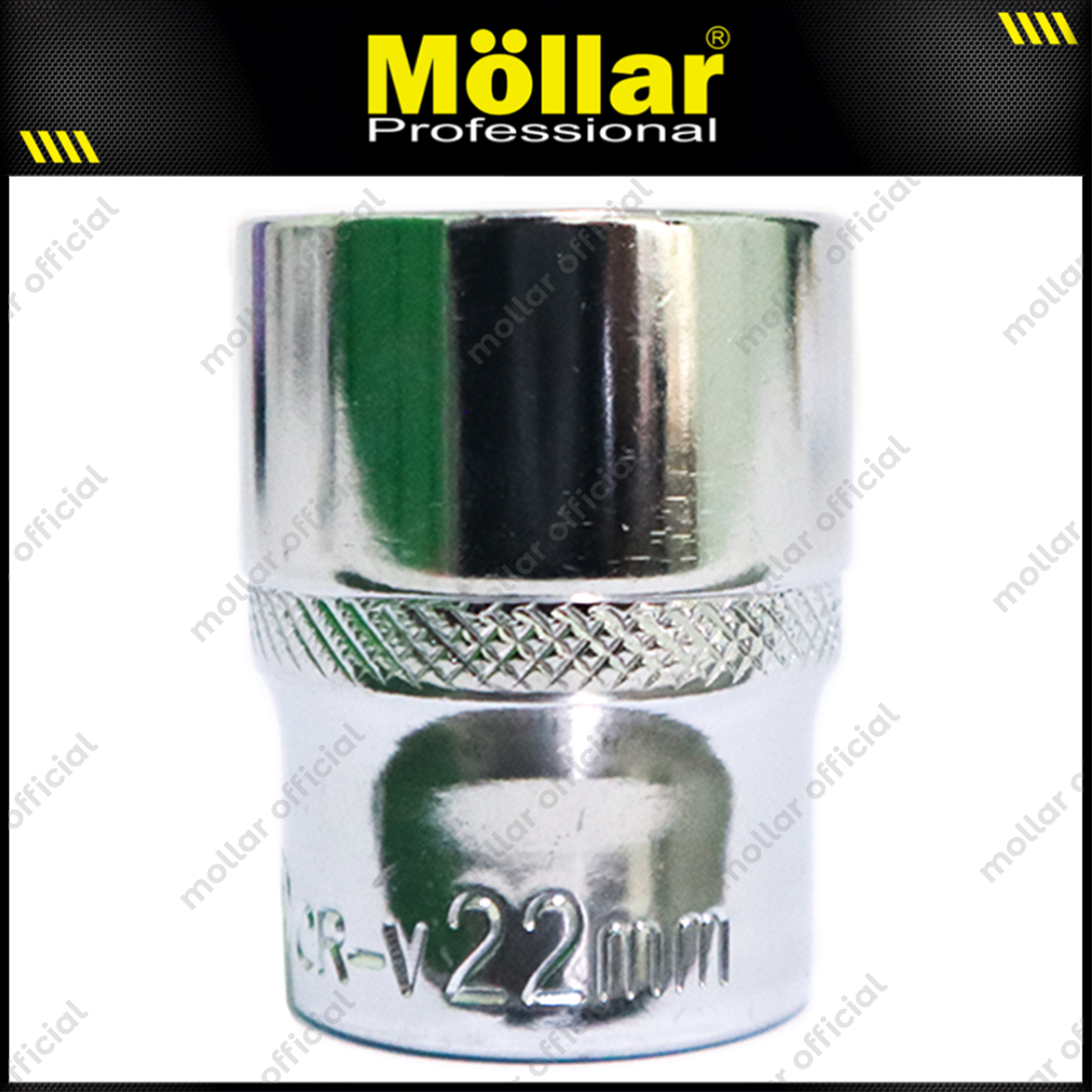 MOLLAR Eco Mata Sok 1/2" 6PT 22 mm