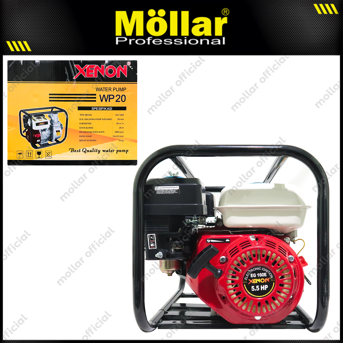 XENON WP20XN Pompa Air Sawah 2" / Gasoline Waterpump
