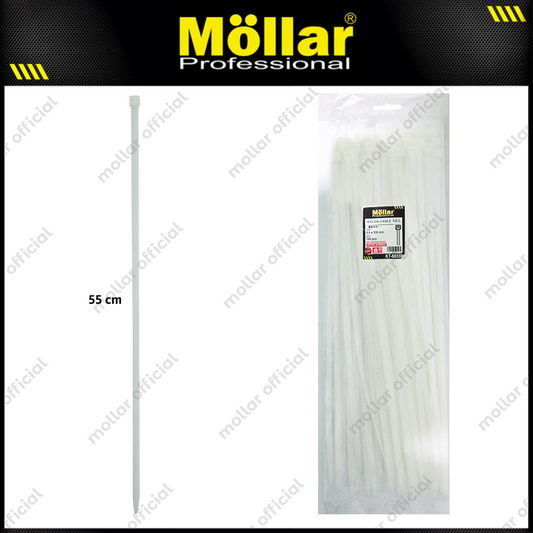 MOLLAR KT-88550 Kabel Ties 8.8x550 mm Putih