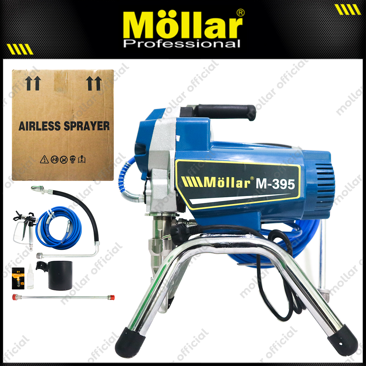 MOLLAR MLR-M395 Mesin Airless Paint Spray Gun