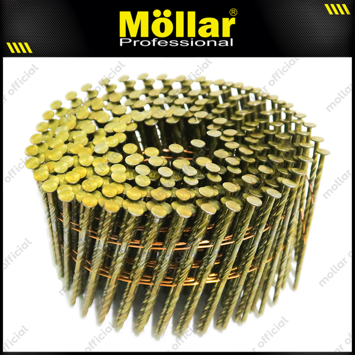 MOLLAR RS2365-9K Isi Paku Palet Tembak 300 pcs / Refill Coil Nailer