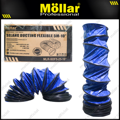 MOLLAR MLR-SDF5-25-10" Selang Blower Ventilator 5 meter - 10"