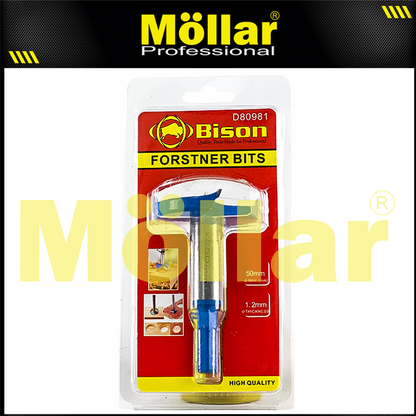 BISON D80981 Mata Bor Kayu Engsel Sendok 50 mm / Forstner Bit