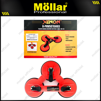 XENON X-PHVSC15003 Kop Kaca Tiga Kaki Body Plastik