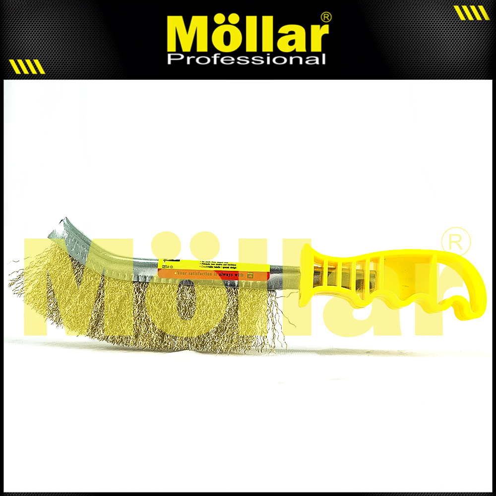 BISON D84000 Sikat Golok Baja Gagang Plastik 9"