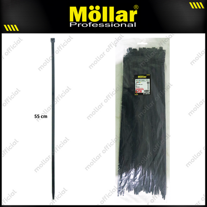 MOLLAR KT-88550 Kabel Ties 8.8x550 mm Hitam