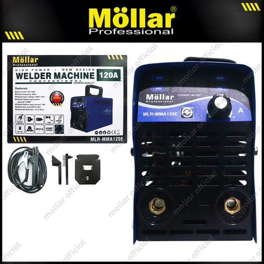 MOLLAR MMA120 Mesin Las Listrik Inverter 450 Watt