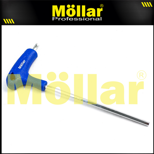 MOLLAR L-HST5M Kunci L Panjang Flat Model T Handle 5 mm