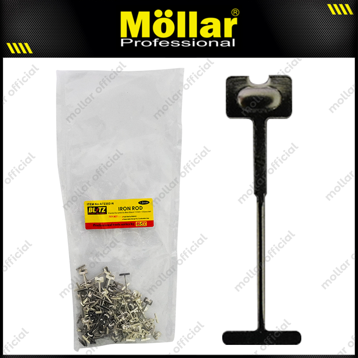 BLITZ A72302-N Alat Perata Keramik As 1 mm