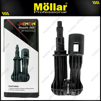 XENON Nozzle Gun Extension 360 Mesin Jet Cleaner untuk HPW400