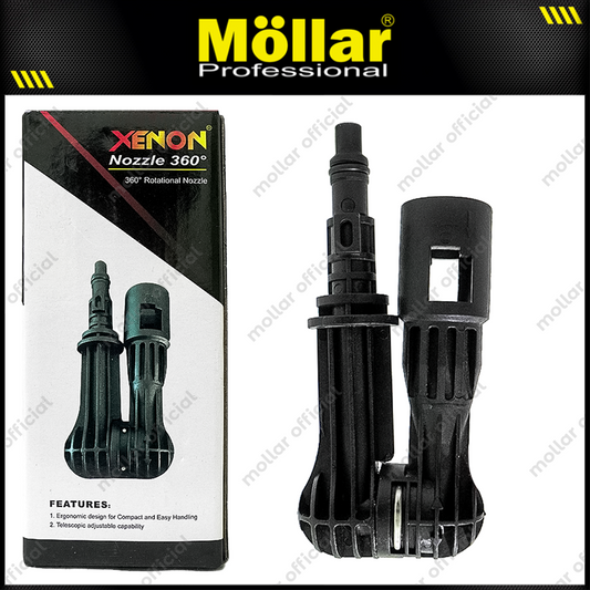 XENON Nozzle Gun Extension 360 Mesin Jet Cleaner untuk HPW400