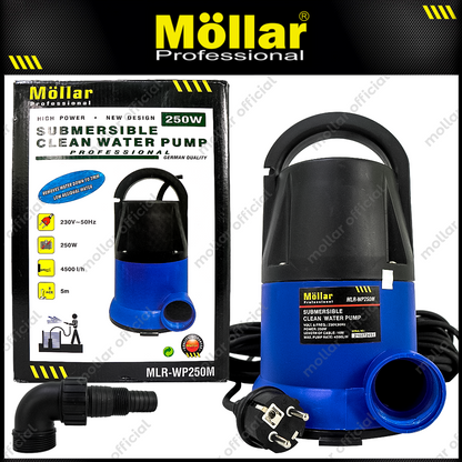 MOLLAR WP250M Pompa Celup Air Bersih 250 Watt Manual